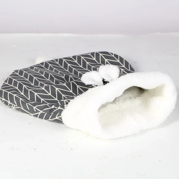 Cat sleeping bag cat bed dog bed winter warm winter warm pet cat sleeping bag closed - Image 10