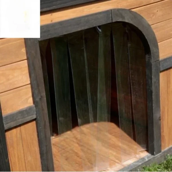 Extra Large Solid Wood Dog Houses Suits Two Dogs Or 1 Large Breeds Outdoor Dog Bed Has A Raised Bottom and Natural Insulation - Image 2