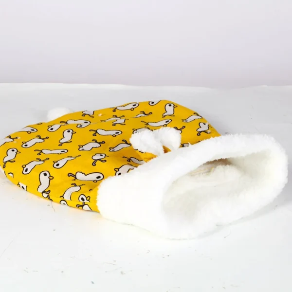 Cat sleeping bag cat bed dog bed winter warm winter warm pet cat sleeping bag closed - Image 17