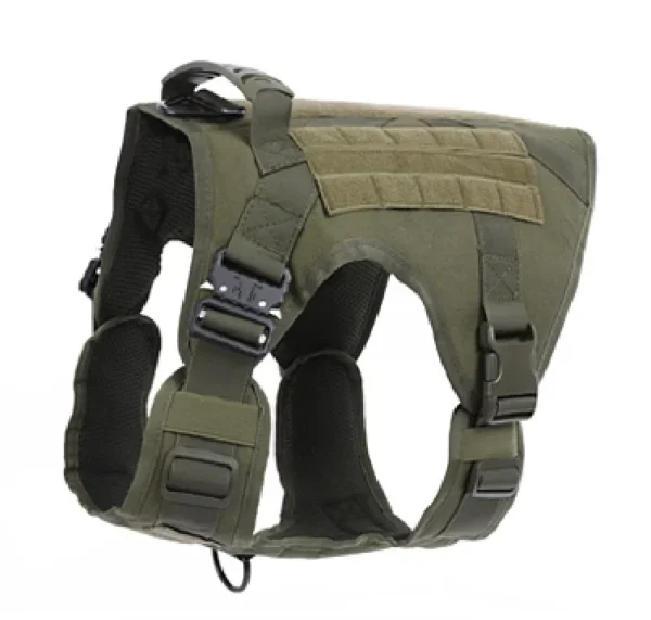 Heavy Duty Hunting Large Dog Harness German Shepherd Malinois Training Vest Tactical Dog Harness And Leash Set - Image 7