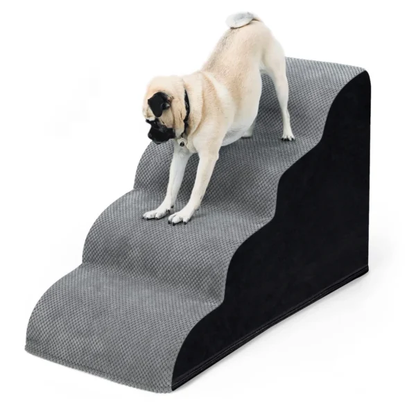 Pets Steps For Dogs Cats Non-Slip Dog Training Stairs Removable and Washable 3 4 5 Steps - Image 2