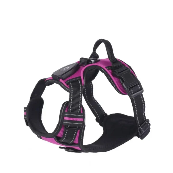 Pet Harness Rechargeable Led Dog Harness for Night Walking Adjustable Glow Vest for Small Medium Dogs Pet Chest Strap Soft Dog - Image 11